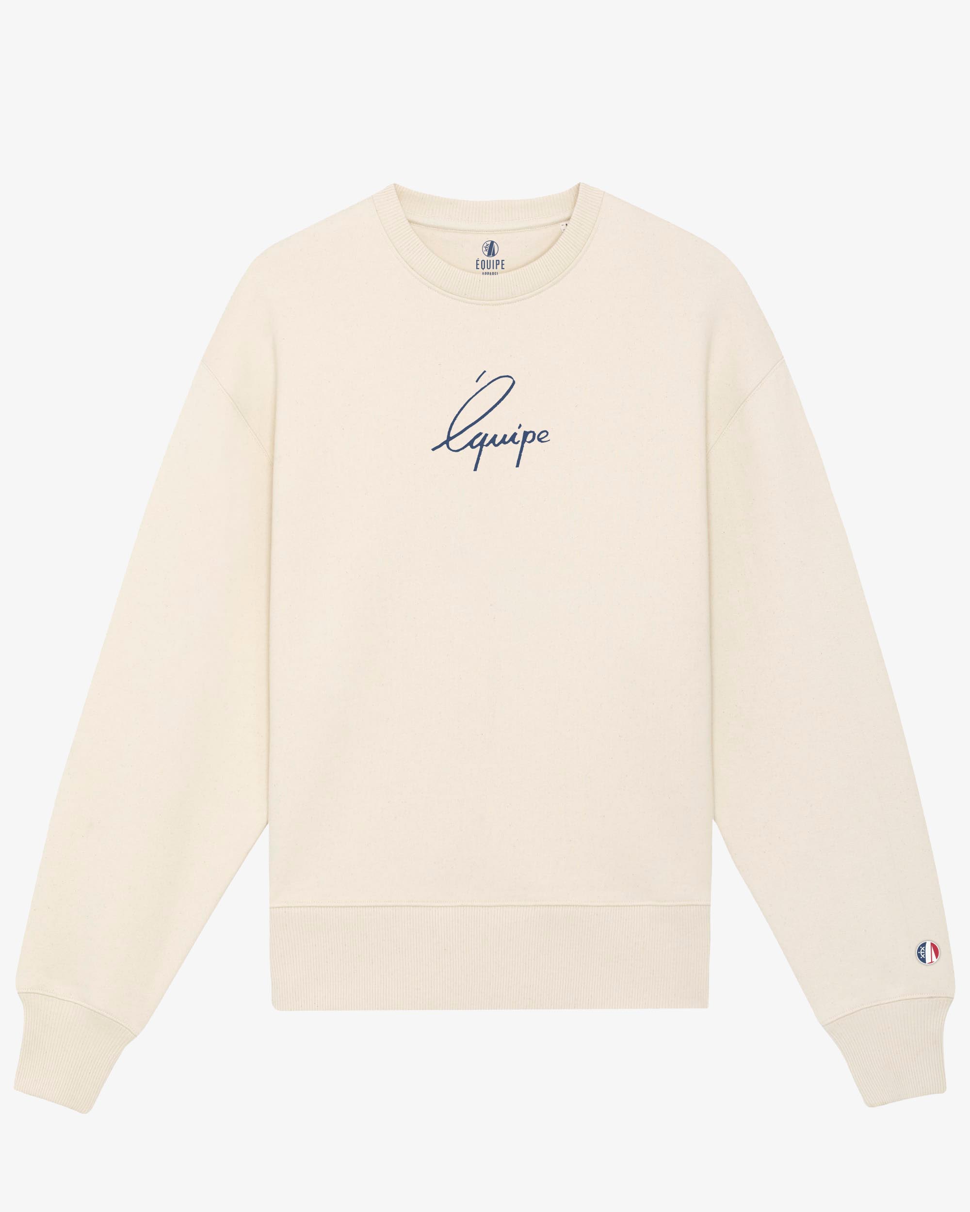 Sweater ‚Signée‘ Cream