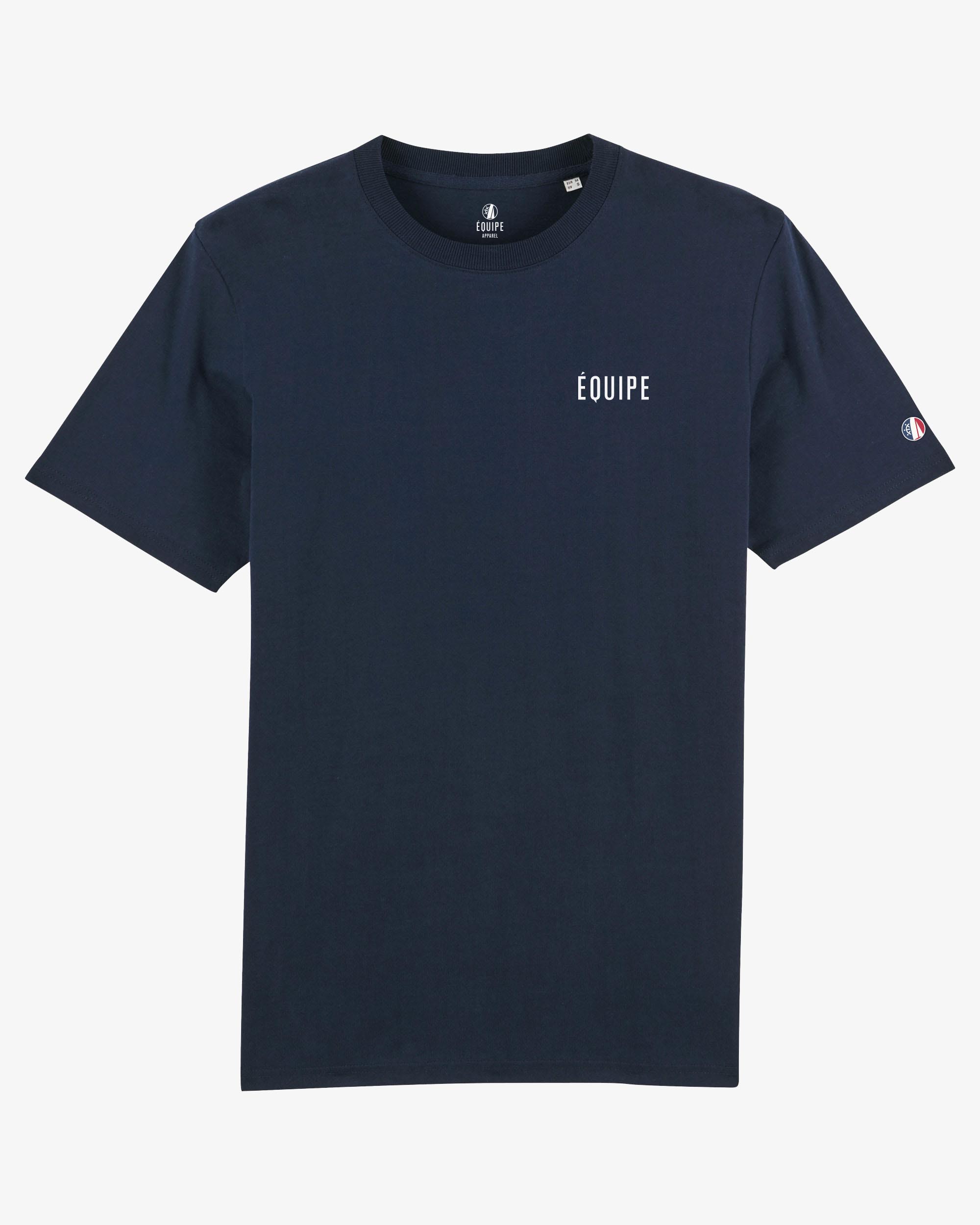 T-Shirt ‚Script‘ Marine