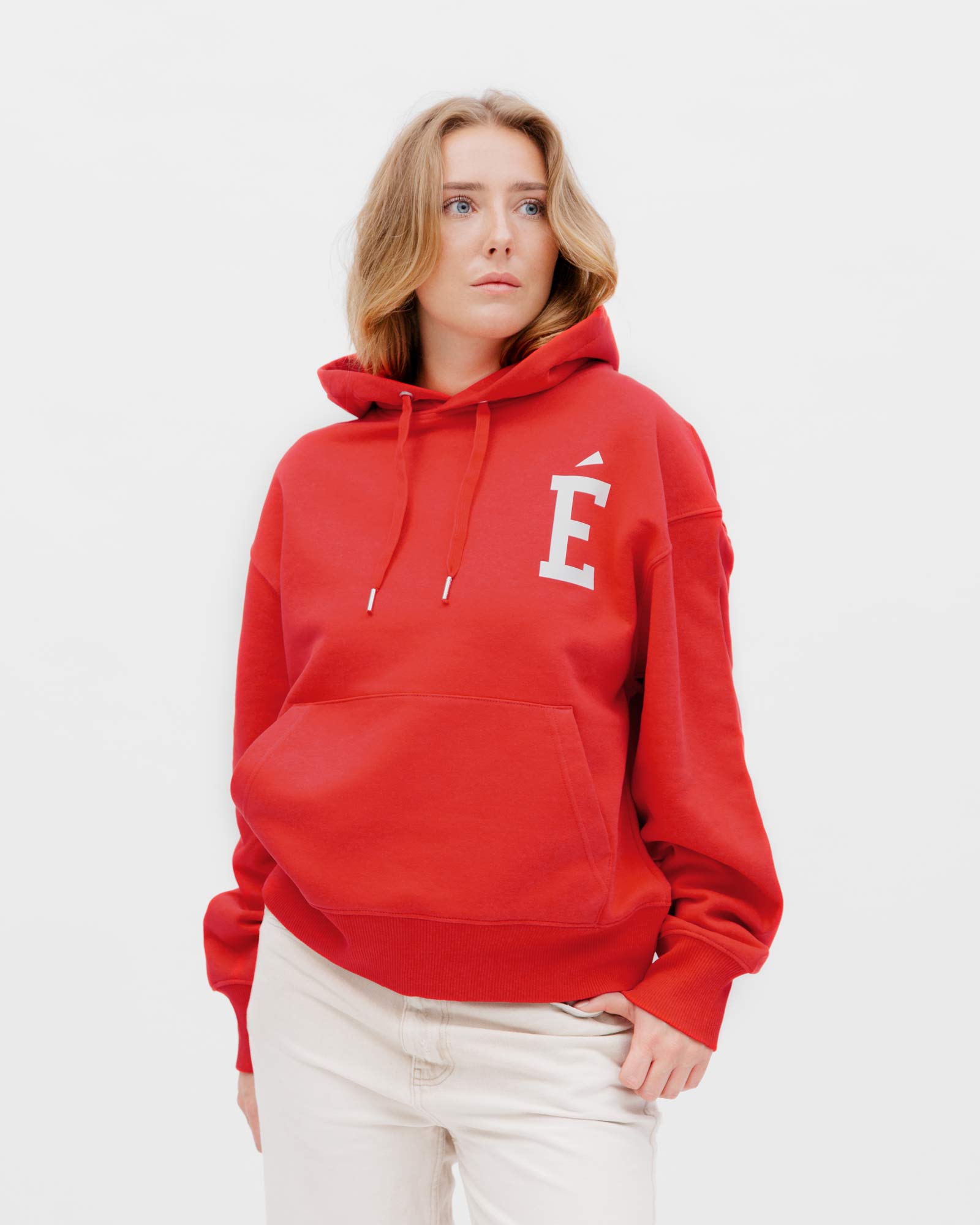 Hoodie Accent Red