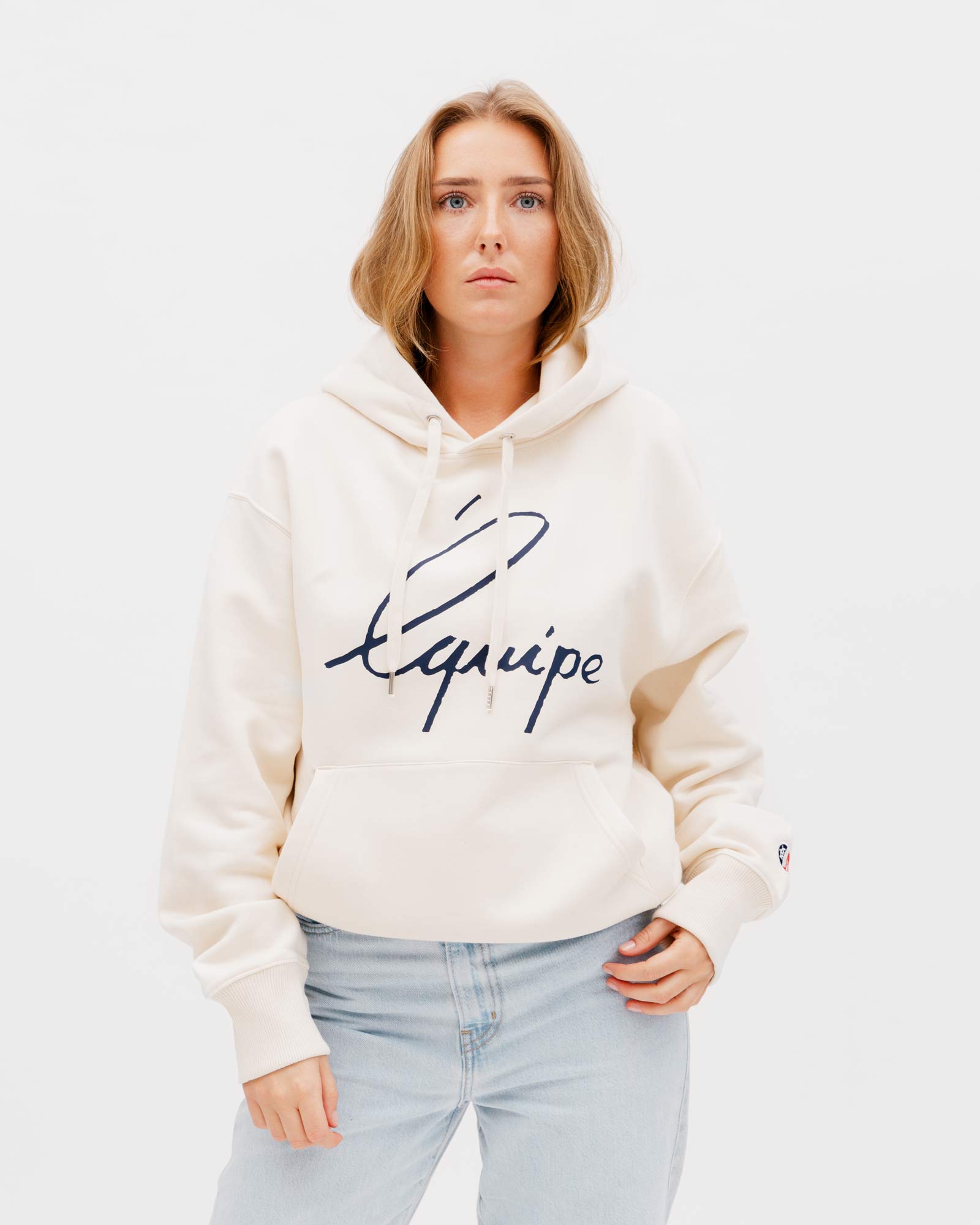 Hoodie Signée Creme